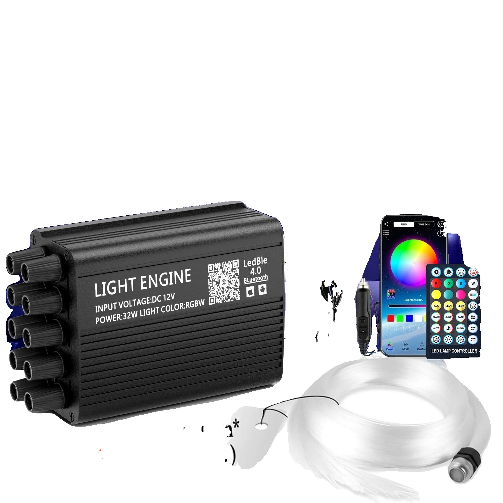 Lichtleitungslichter, Geräuschaktiviert, Fernbedienung & App-steuerung, Sternschnuppe Meteor(opt)-c, Dual Rgb Meteor 4m