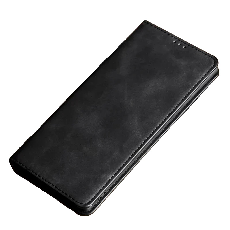 Handyhülle, Flip-design, Magnetverschluss, Schwarz, Oneplus 7t Pro