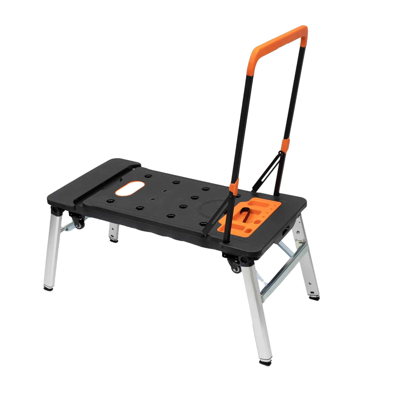 Werkbank, Multifunktionales Design, Höhenverstellbar, Schwarz