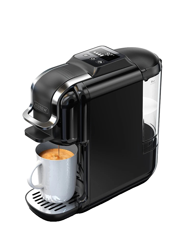Kaffeemaschine, Kompaktes Design, Vielseitige Kapselkompatibilität, H2c Schwarz, Eu