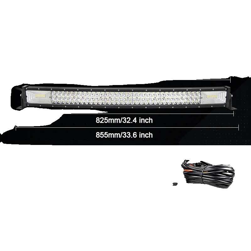 Lichtleiste, Kombi-strahlmuster, Wasserdichtes Design, Gekrümmtes 32-zoll-draht