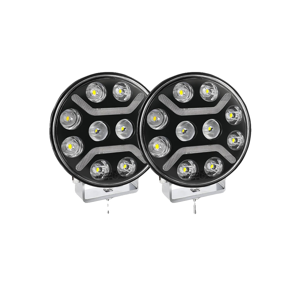 Led-arbeitslicht, Wasserdicht, Hohe Sichtbarkeit, 2pc 7inch Willkommen