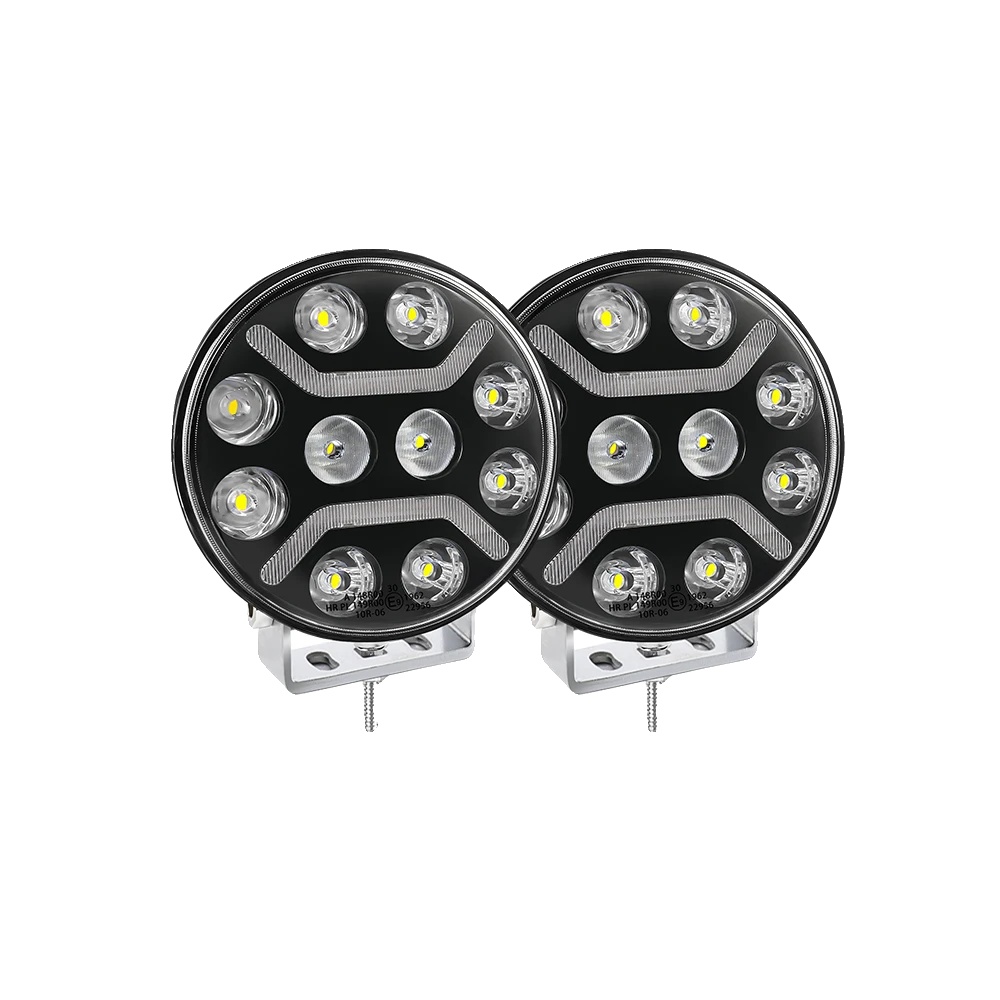 Led-arbeitslicht, Wasserdicht, Hohe Sichtbarkeit, 2pc 9inch Willkommen