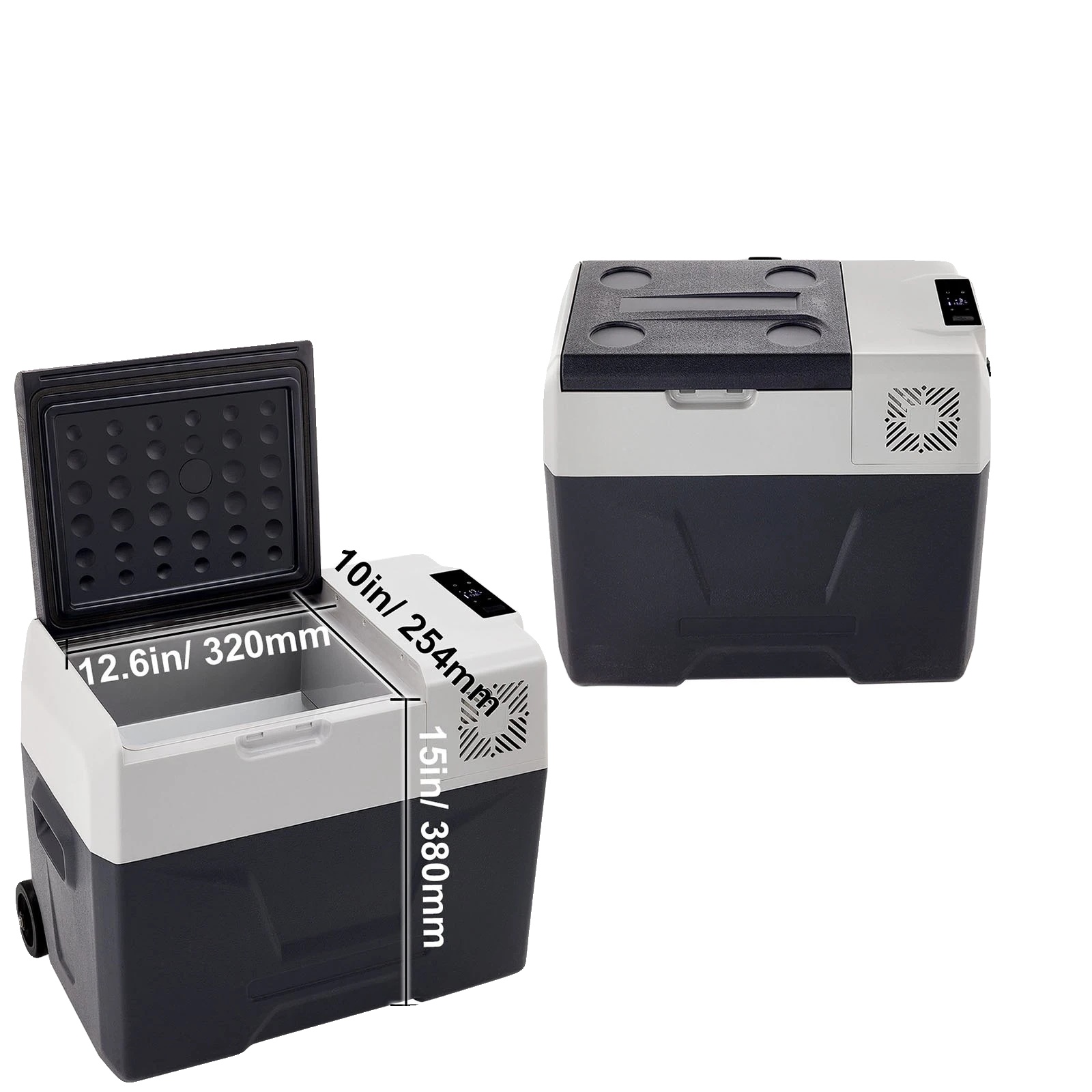 Tragbarer Kühlschrank, Dual-power-nutzung, Effizienter Kühlbereich, 40l