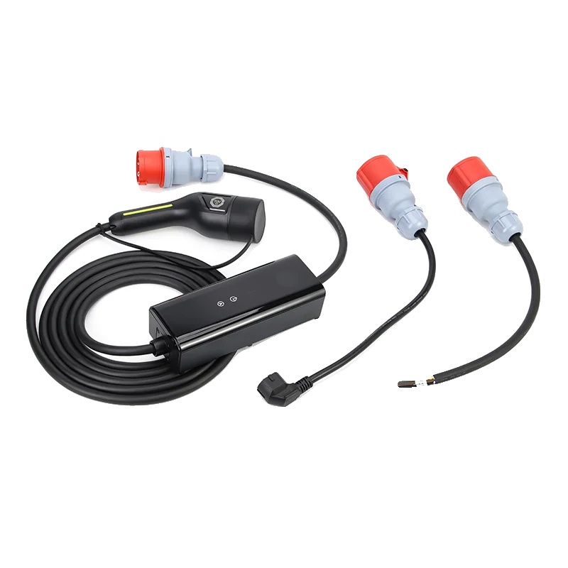 Elektroauto-ladegerät, 11 Kw Ausgang, 3-phasiges Laden, 5 Meter Mit Adaptern