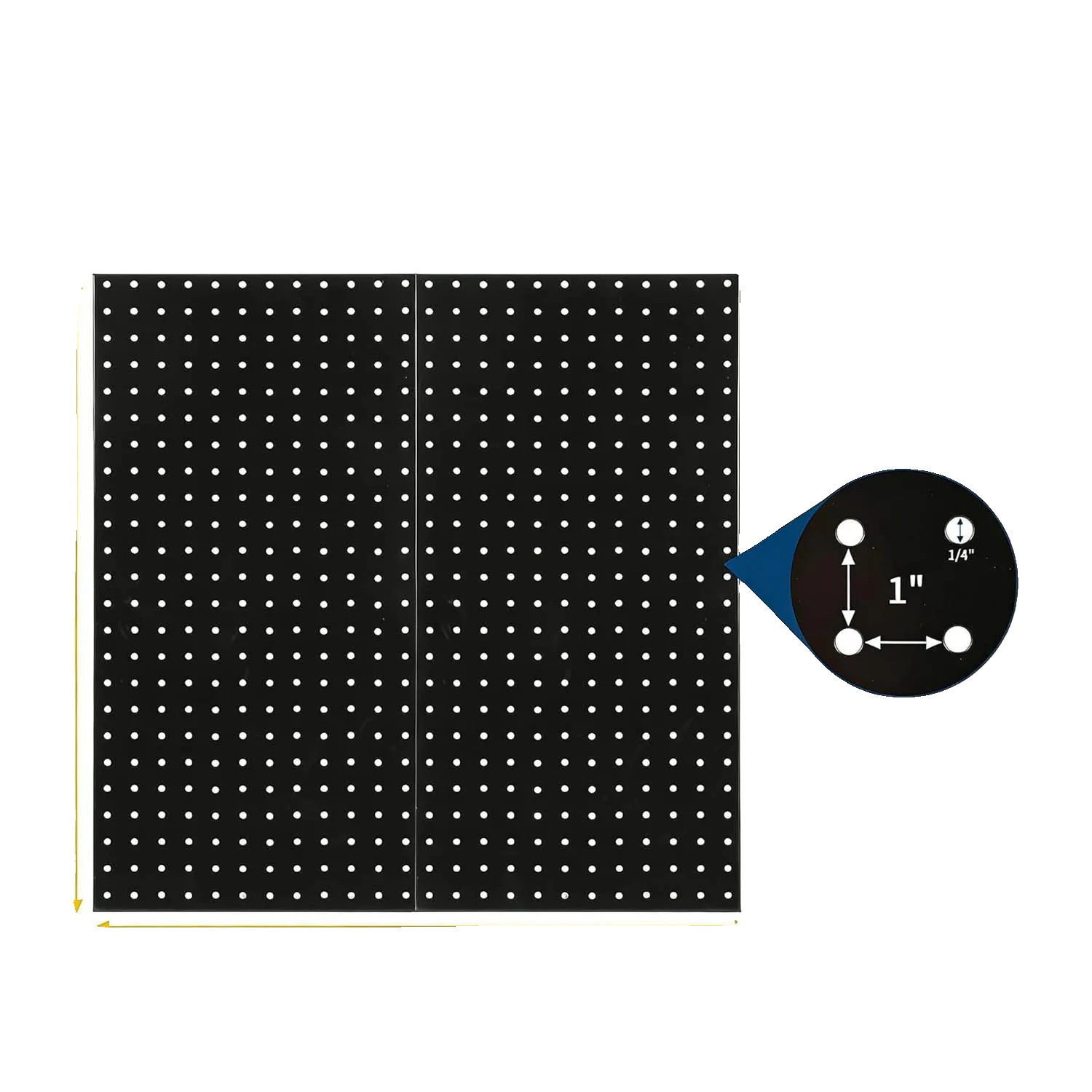 Metall-pegboard-panels, Wandmontierte Organisation, Robuste Stahlkonstruktion, 2stück