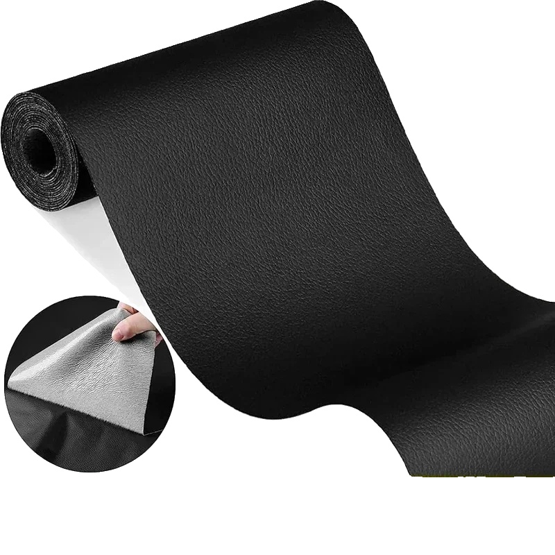 Lederreparaturband, Selbstklebend, Wasserdicht, Schwarz-50x137cm