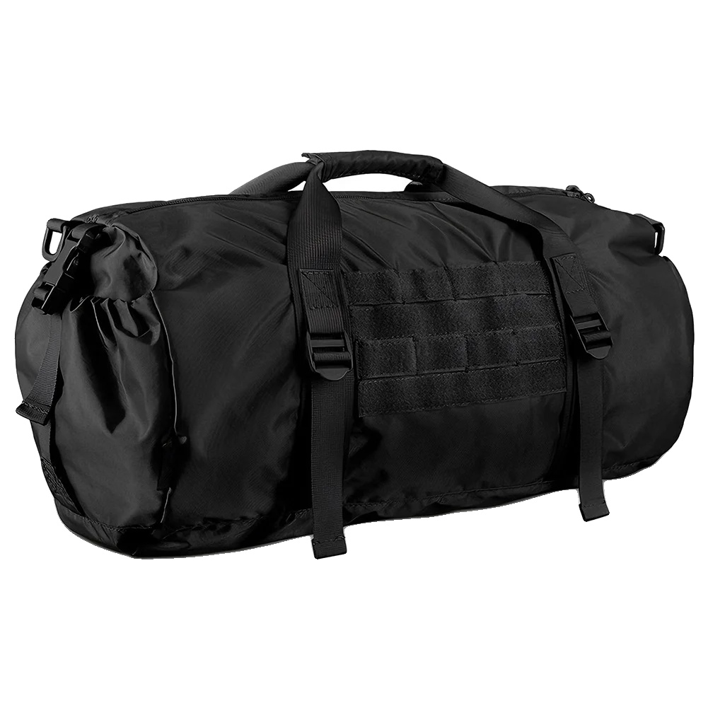 Umwandelbare Reisetasche, Geräumiges Design, Vielseitige Tragemöglichkeiten, Schwarze Farbe