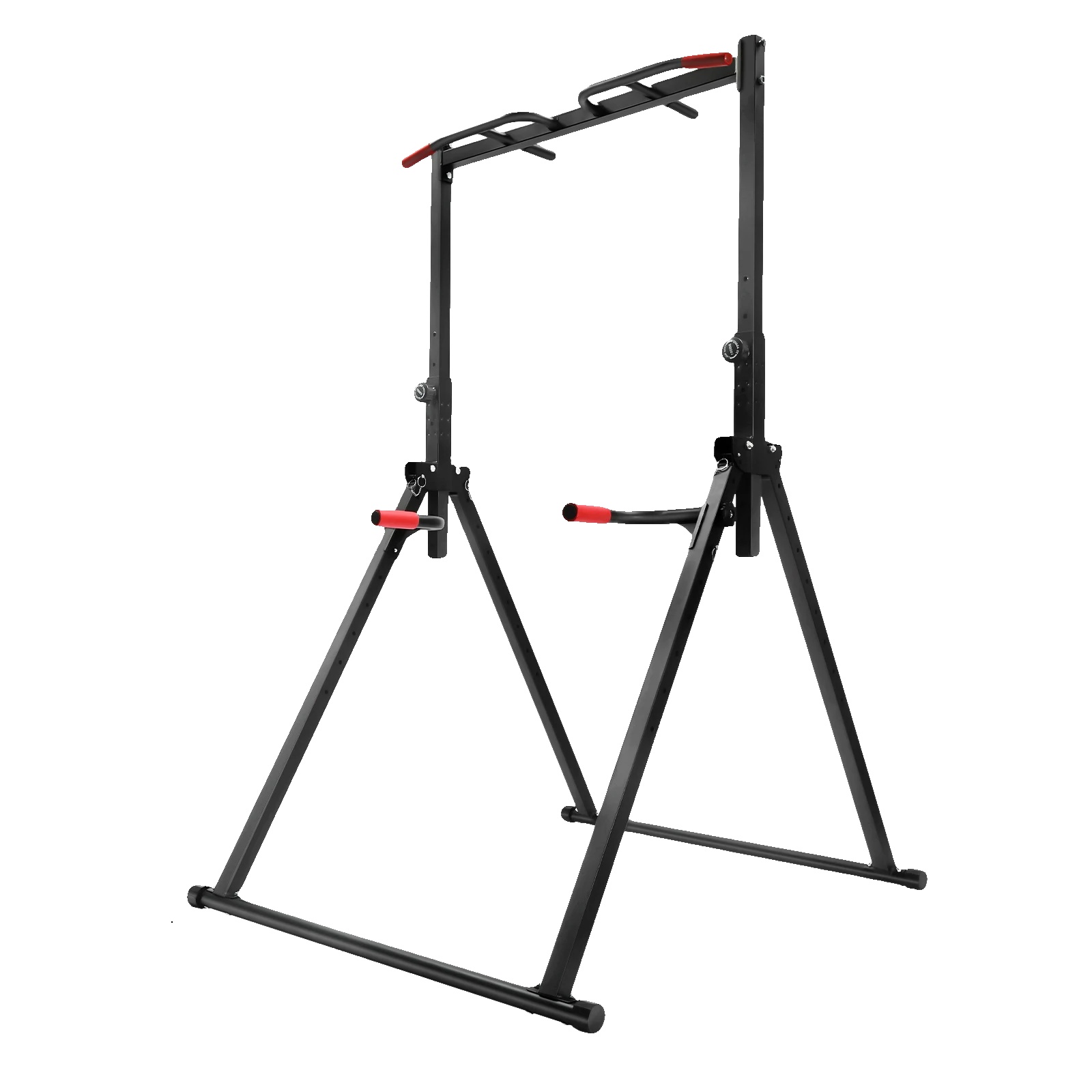 Klimmzugstange, Schwerlast, Multifunktionales Fitnessgerät, Schwarz
