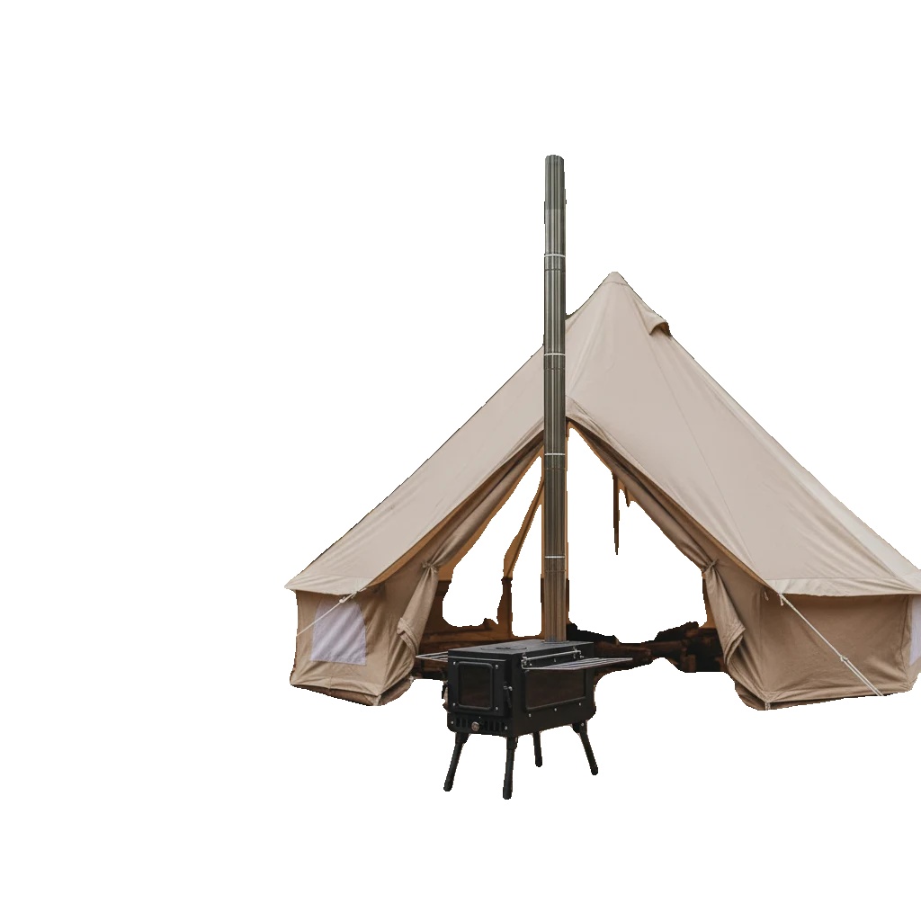 Campingkocher, Kohlenstoffstahl, 405334,5cm, Schornsteinhöhe 1,34m, Tragfähigkeit 35-40kg, Geeignet Für 5 Personen