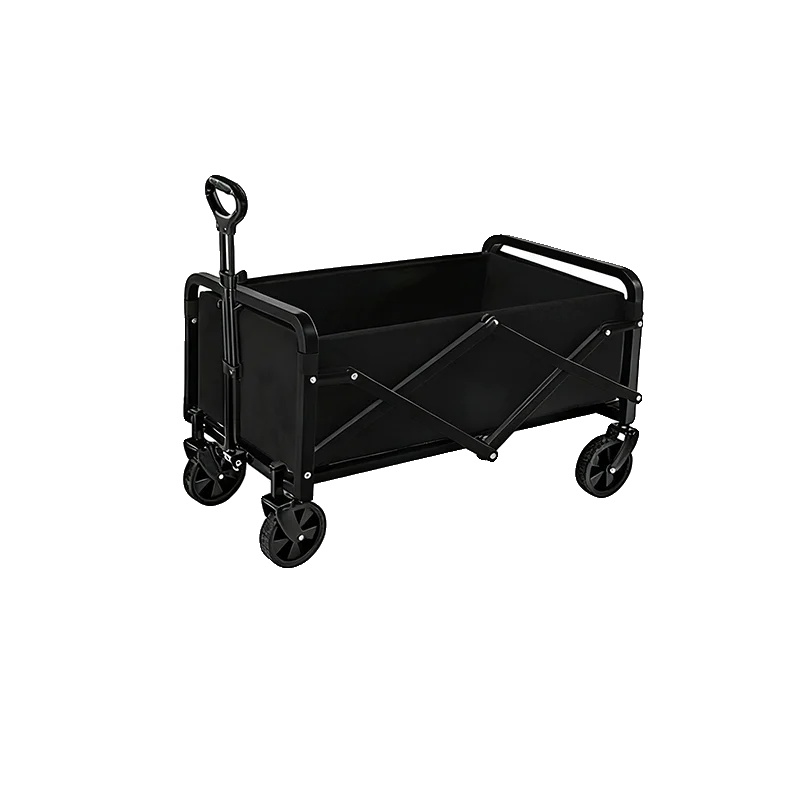 Gartenwagen, Schwerlasttragfähigkeit, Klappdesign, Schwarze-5 Zoll Räder