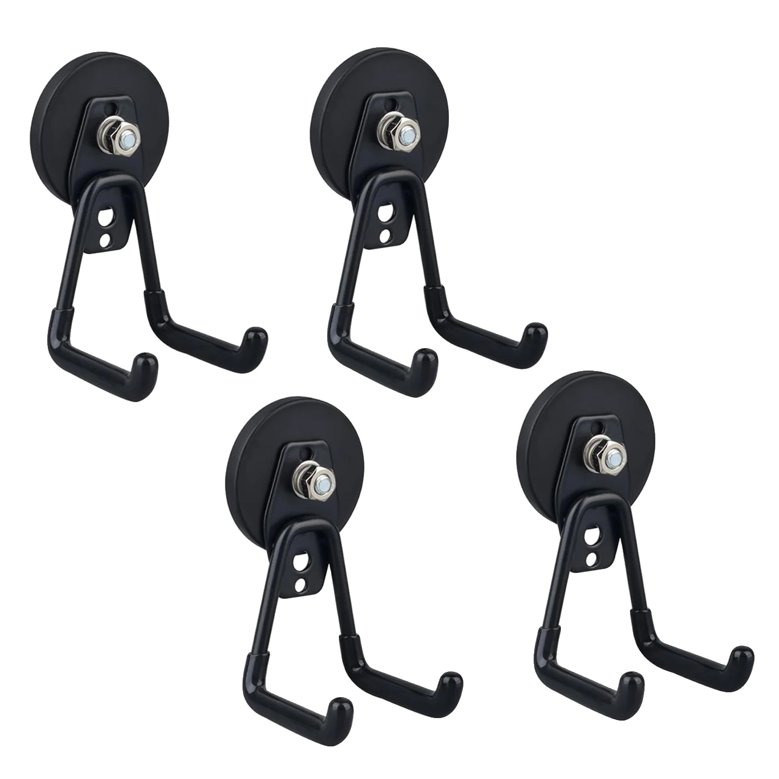 Magnetische Haken, Industriestärke, Vielseitige Aufbewahrungslösung, Schwarz