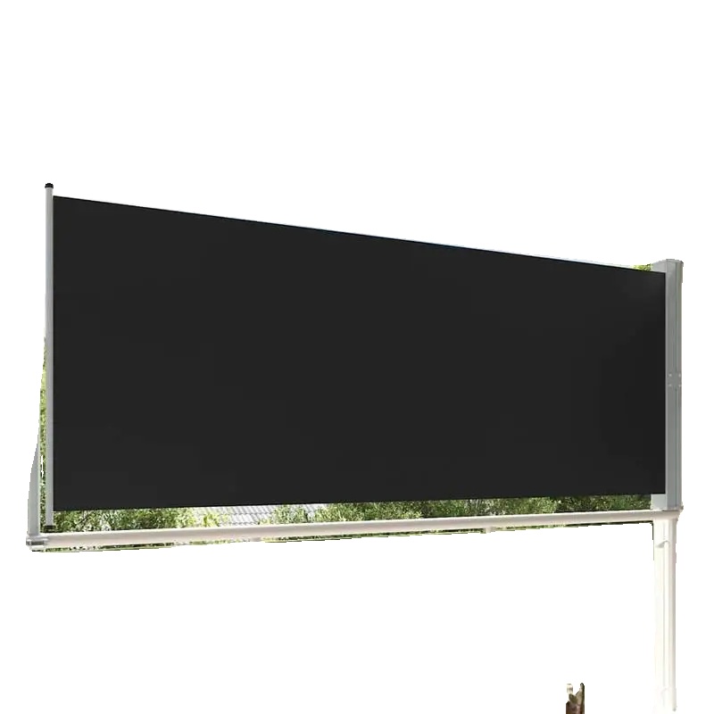 Einziehbare Terrassenmarkise, 140 X 300 Cm, Strapazierfähiger Stoff, Uv-schutz, Windbeständigkeit Bis Zu 20 Mph, Wandmontiert