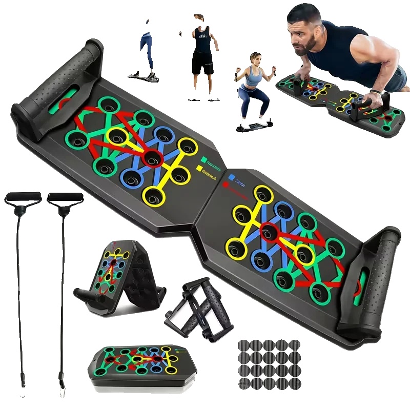 Liegestützbrett, Multifunktionales Trainingsgerät, Krafttraining, 1 Liegestütze An2 Widerstand