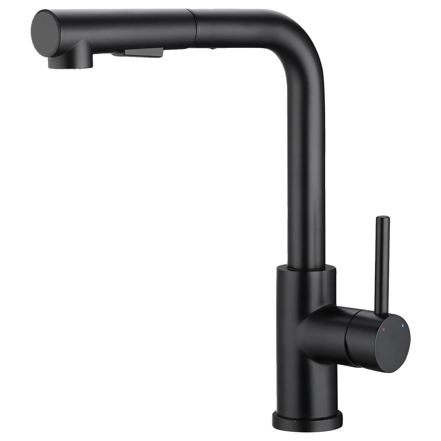 Küchenmischer, Ausziehbare Dusche, 360° Drehbar, Schwarz, G3/8