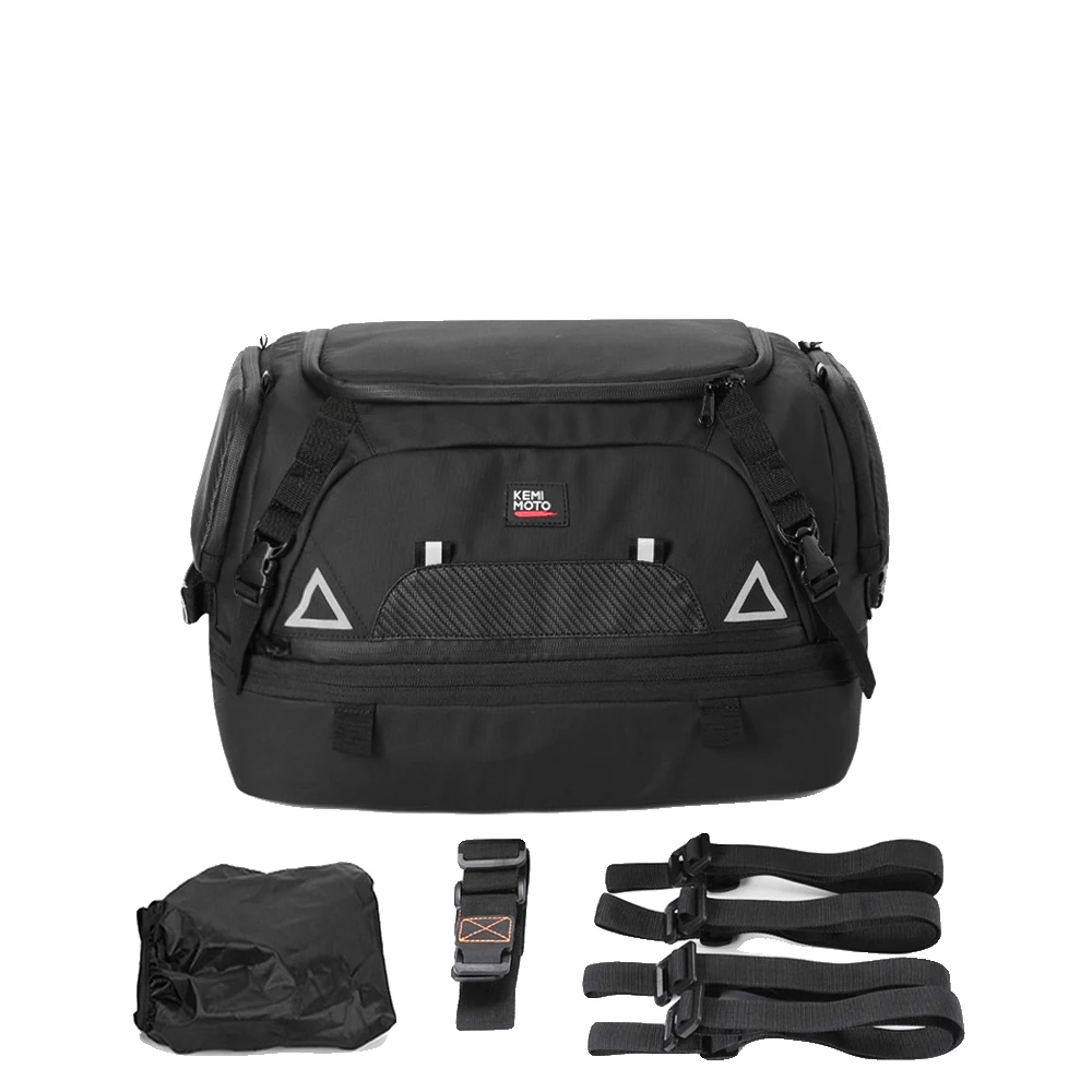 Motorrad-hecktasche, Wasserdichtes Design, Einfache Installation, 42l Schwanztasche