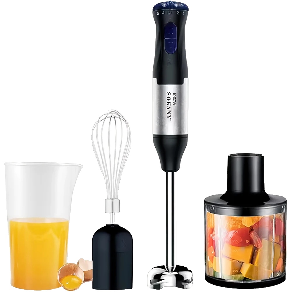 Stabmixer, Multifunktional, Leicht Zu Reinigen, Schwarz