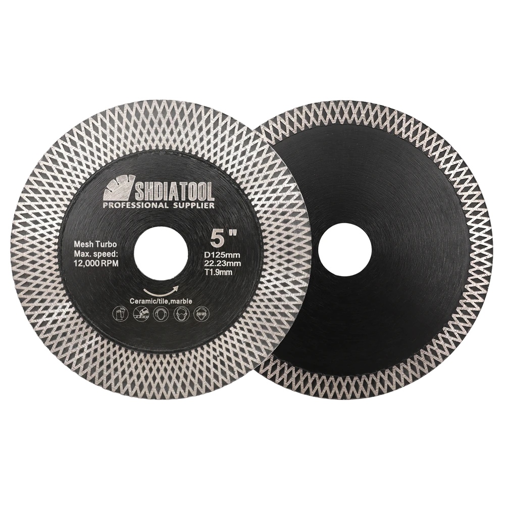 Diamant-trennscheibe, Doppelseitiges Design, Hohe Schneideffizienz, 2stück