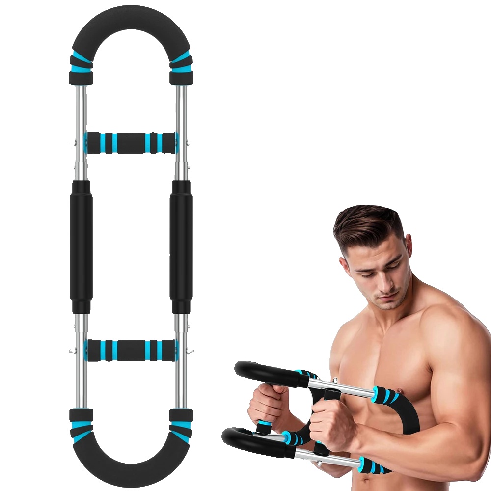 Multifunktionaler Armtrainer, Eisenkernrohr, 17,5 Cm X 66,5 Cm, Einstellbarer Widerstand 40 Kg, Krafttraining, Zielt Auf Brust Und Arme