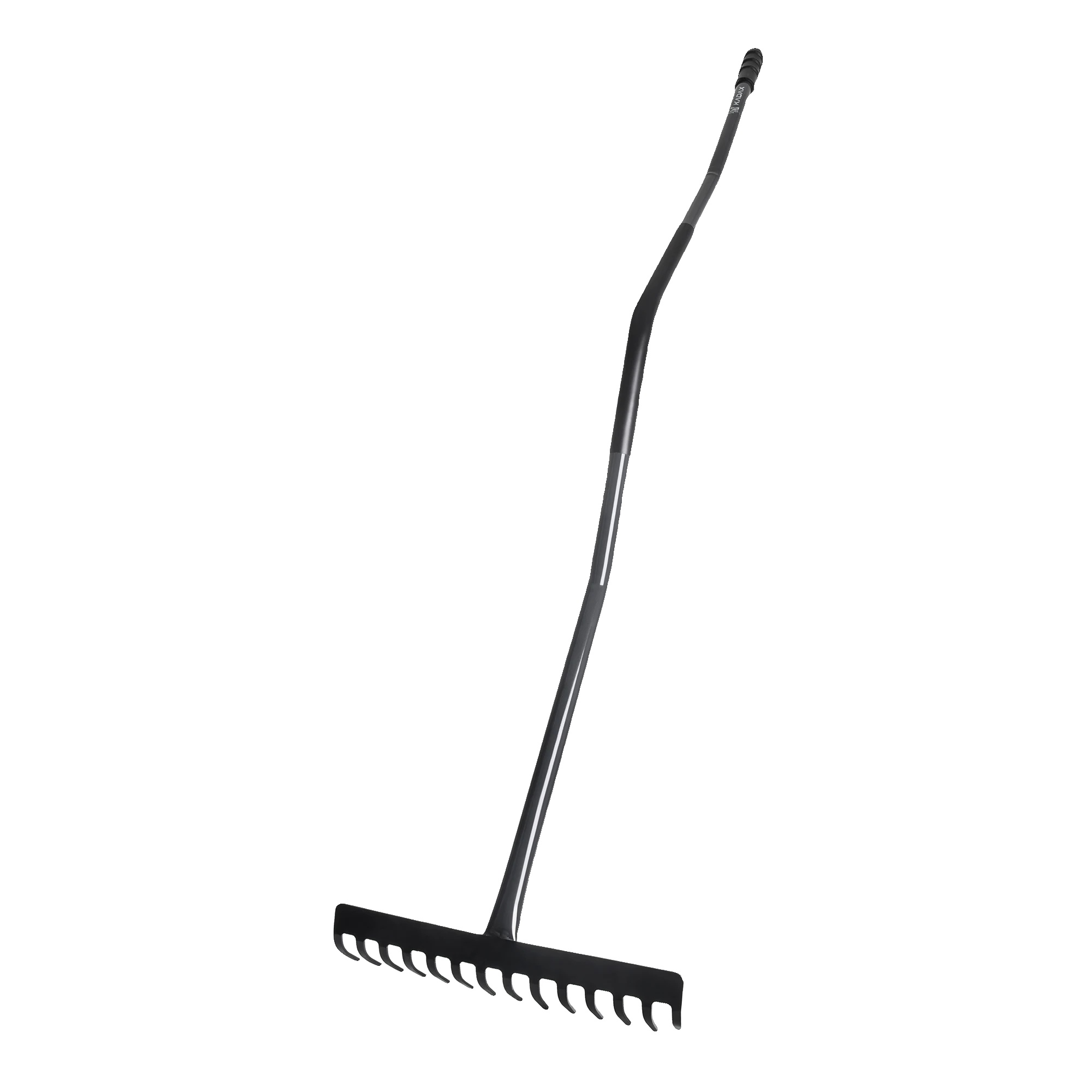 Gartenrechen, 14 Zähne, 150 Cm Länge, 37 Cm Arbeitsbreite, 3 Mm Dicke, Ergonomisches Design