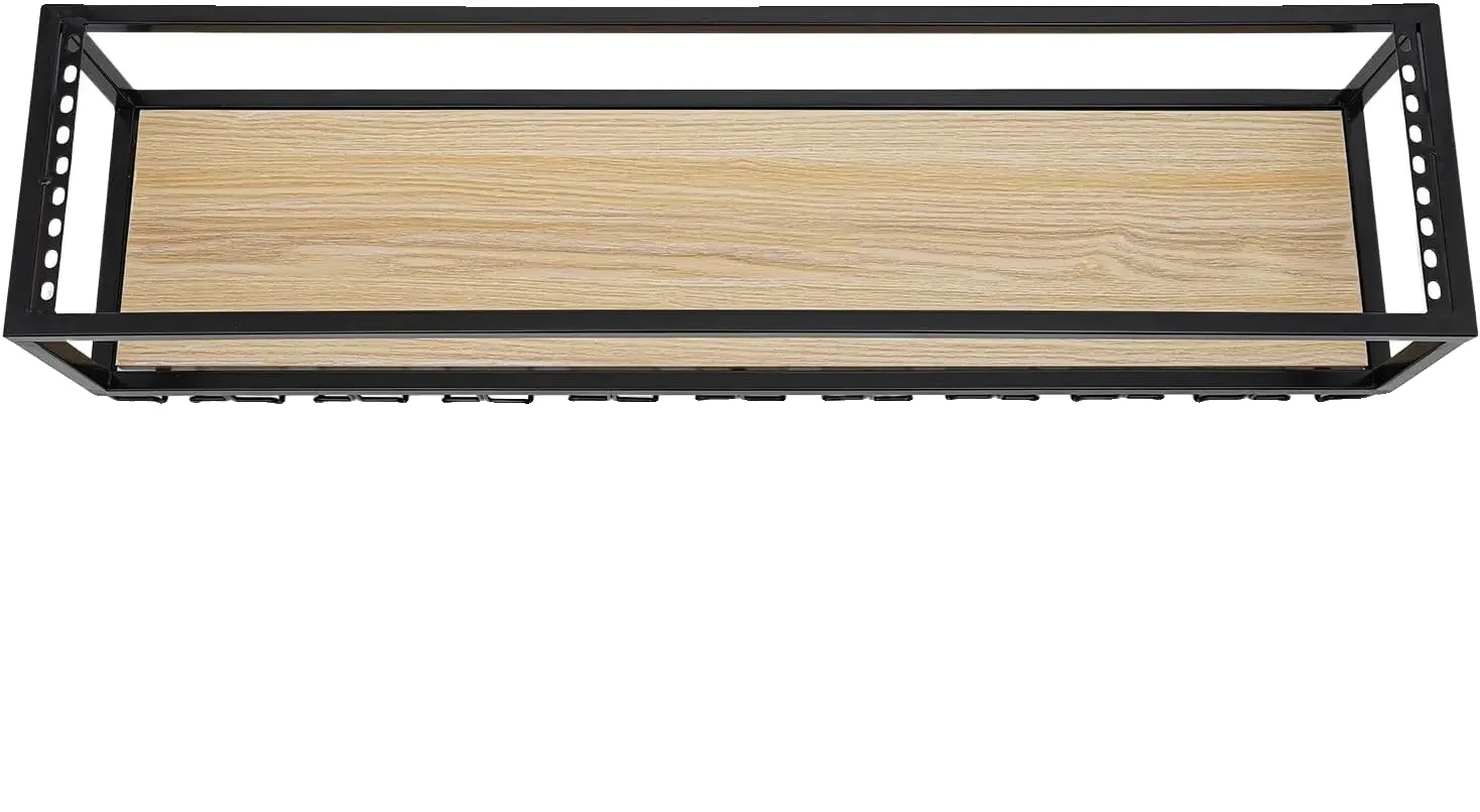 Weinglashalter, Deckenmontage, Vintage-design, Schwarz