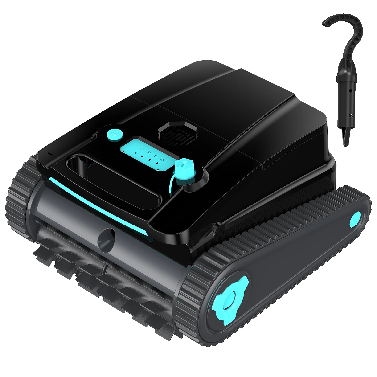 Roboterrasenreiniger, 120 Minuten Betriebszeit, Automatische Wasserlinienreinigung, Schwarz