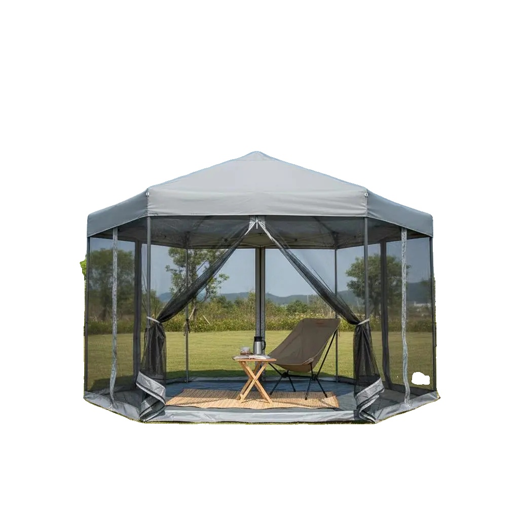 Gazebo Zelt, 3,6 M X 3,1 M, 201t Polyesterfaser, Stahlstangen, Geeignet Für 3/4 Benutzer, Einlagig
