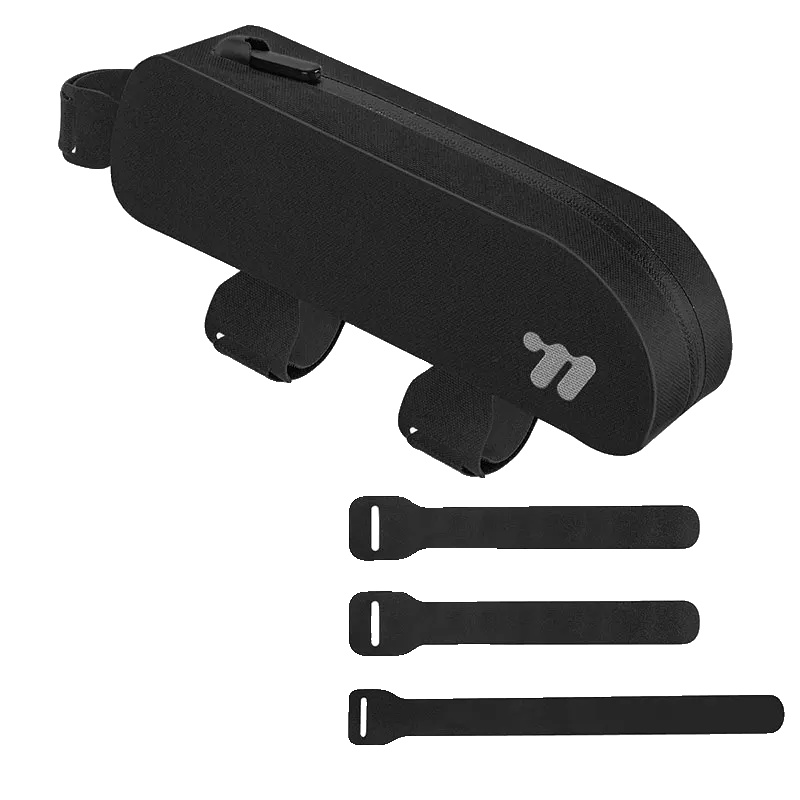 Oberrohrtasche, Wasserdicht, Leicht, Schwarz, 0.7l(22x6x5cm)-c
