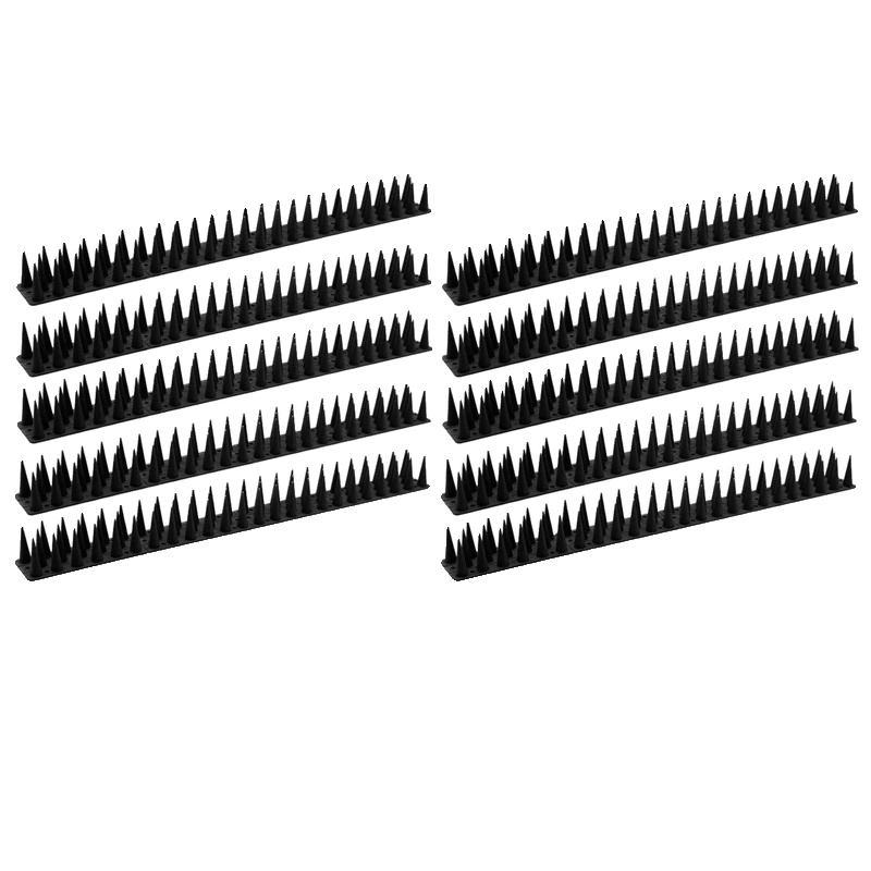 Vogelschutzspitzen, Biegsames Design, Ungiftiges Material, Schwarz- 10stück