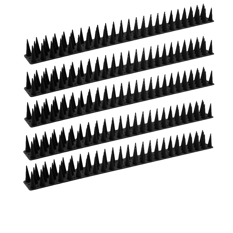 Vogelschutzspitzen, Biegsames Design, Ungiftiges Material, Schwarz - 5 Stück
