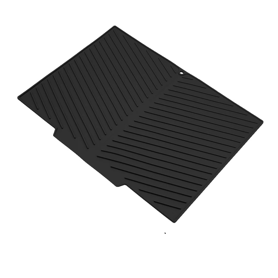Wärmedämmmatte, Rutschfestes Design, Umweltfreundliches Material, Schwarz, L