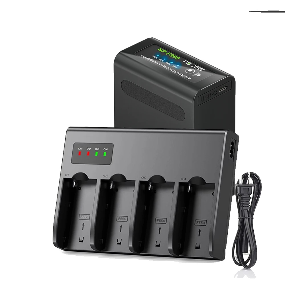 Kameraakku, 10800mah Kapazität, Type-c Schnellladung, 1 Batterie 1 Ladegerät
