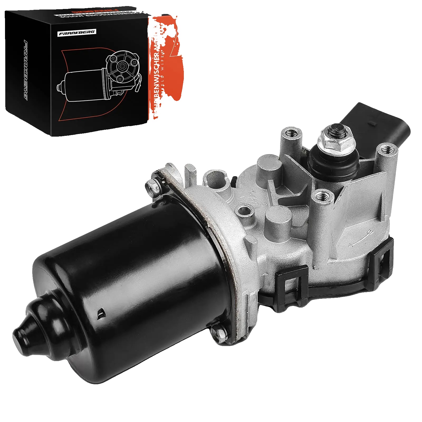 Scheibenwischermotor, 12v, 4 Anschlusskontakte, Kompatibel Mit Audi, Frontinstallation, Robuste Konstruktion