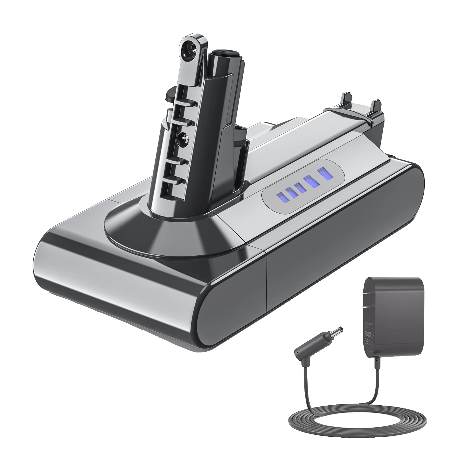 Ersatzbatteriepack, 7-zellen-konfiguration, Kompatibel Mit V10-modellen, 1bat Mit Ladegerät