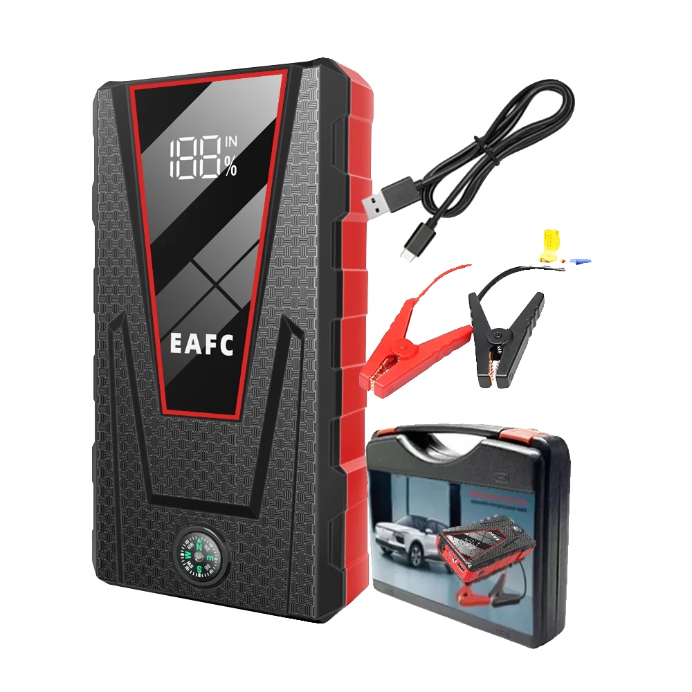 Auto-starthilfe, 1200a Spitzenstrom, Usb-ladung, Standardclip-box