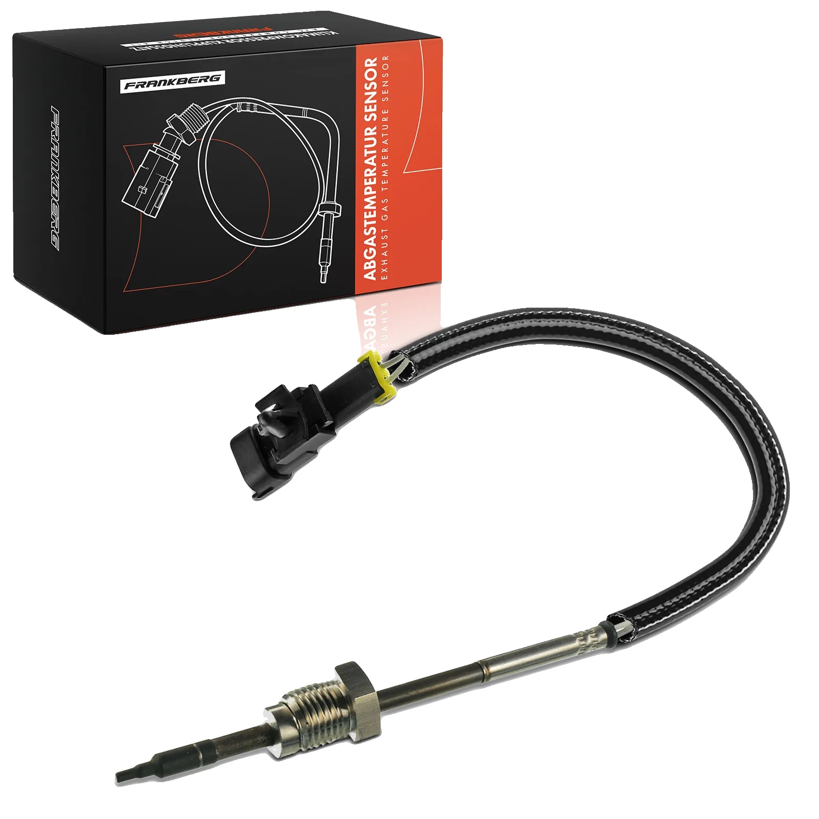 Temperatursensor, Gewindegröße M14x1,5, Kabellänge 390 Mm, 2 Anschlusskontakte, Ptc-sensor, Schlüsselbreite 17 Mm