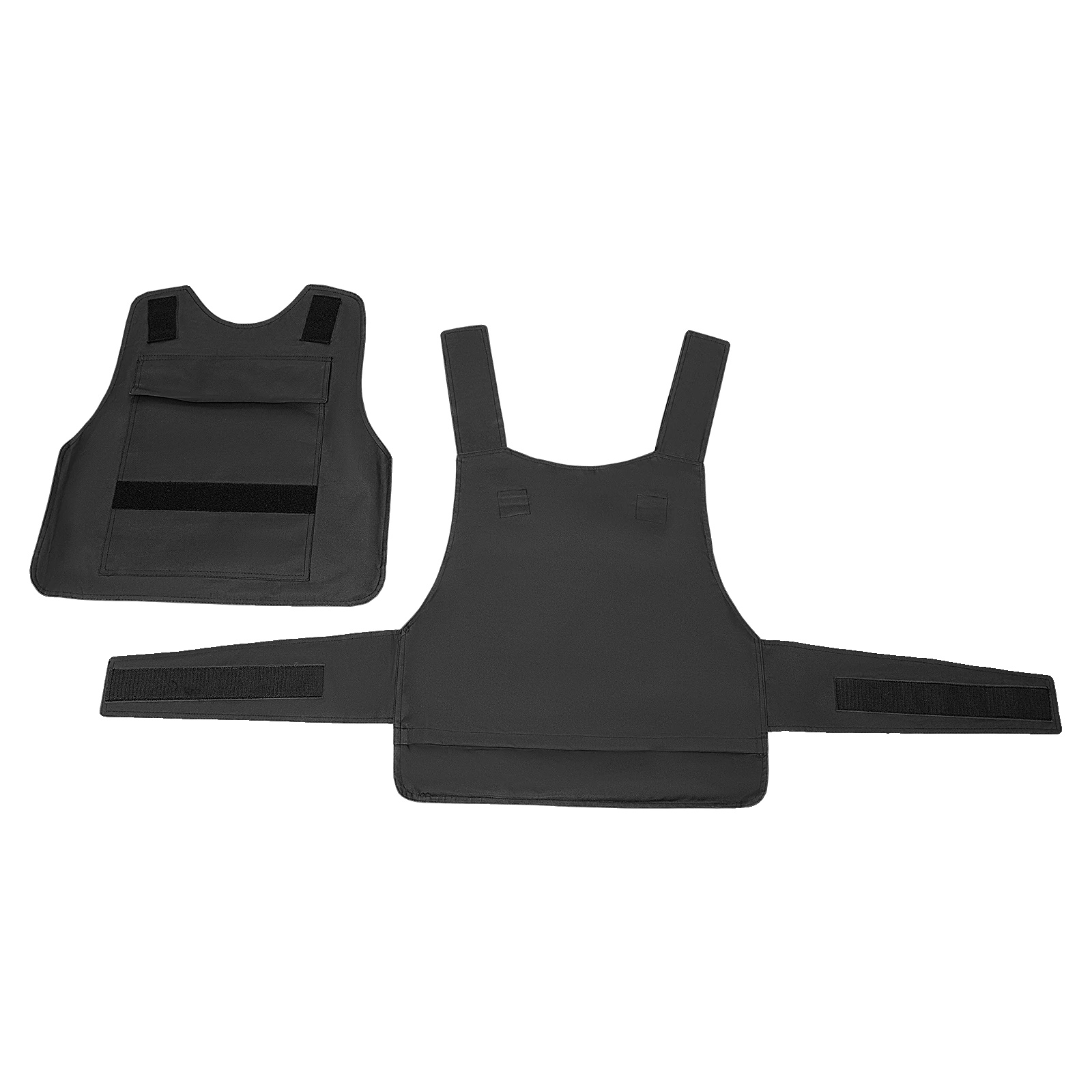 Schutzweste, Verstellbare Passform, Verbesserte Sicherheitsmerkmale, Schwarz