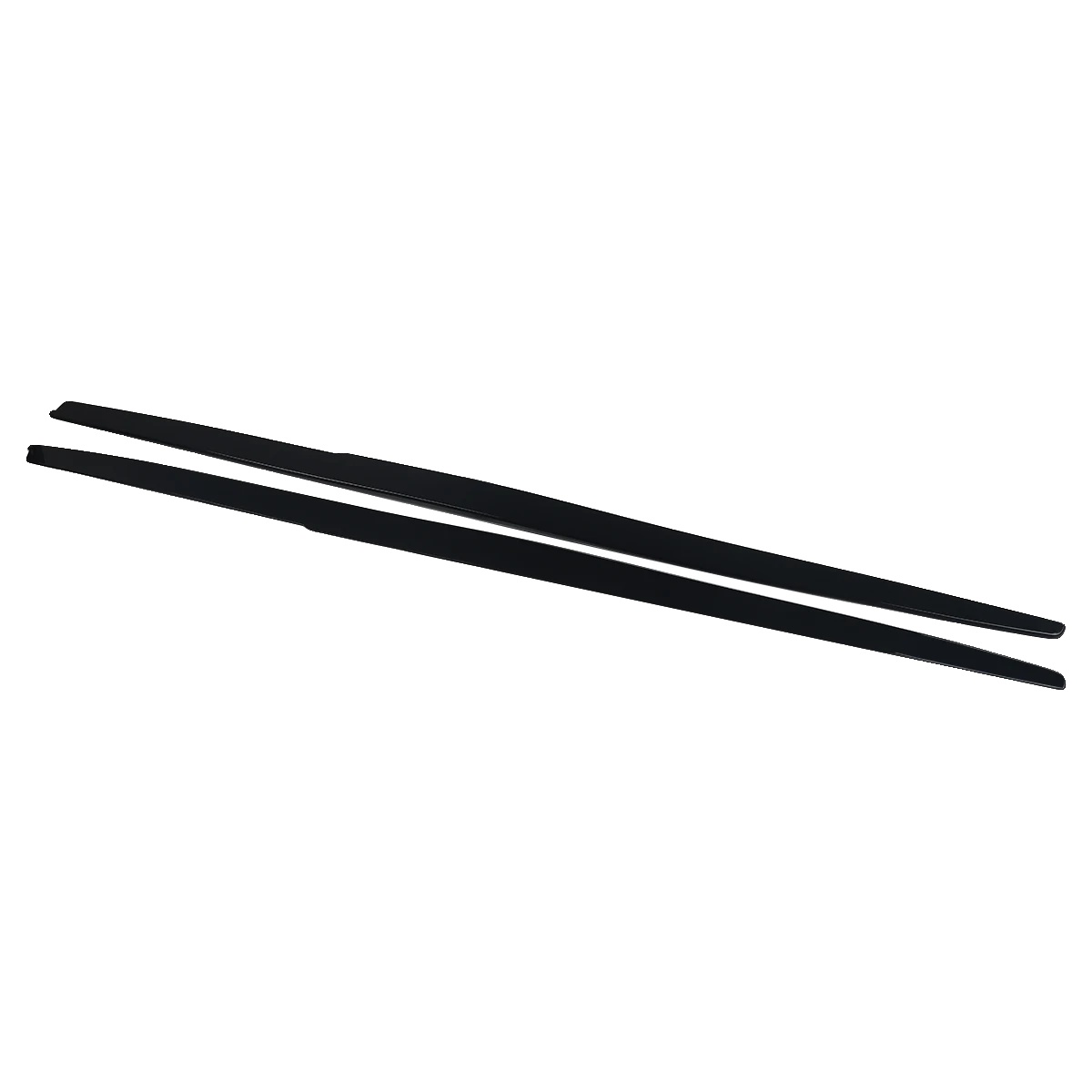 Seitenverkleidungen, Aerodynamisches Design, Langlebiges Abs-material, Glänzendes Schwarz
