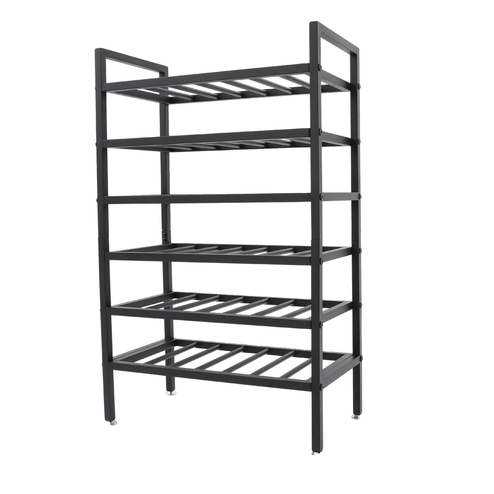 Weinregal, Metallkonstruktion, 6 Ebenen, Fasst 36 Flaschen, Abmessungen 603095cm, Tragfähigkeit 50kg