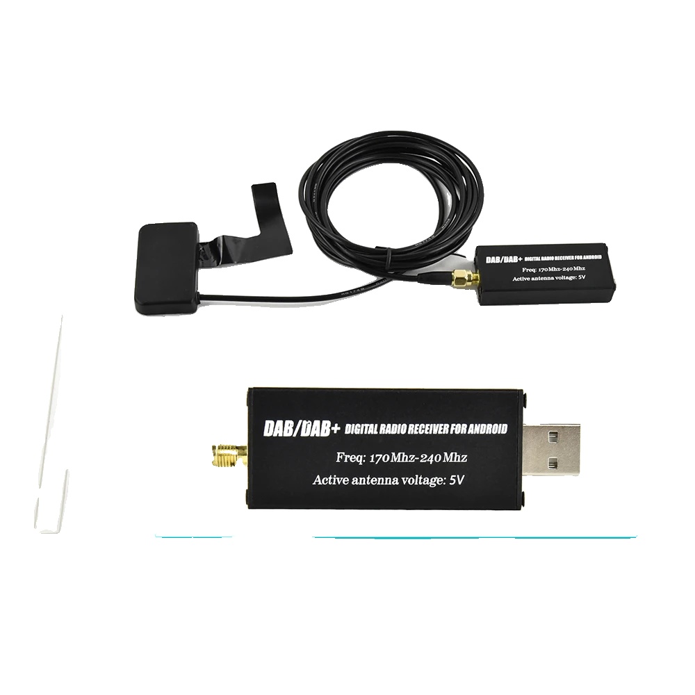 Dab+ Radioempfänger, Frequenzbereich 170-240 Mhz, Empfindlichkeit Des Empfängers -99 Dbm, Abmessungen 48mm X 28mm, Betriebstemperatur 0℃ Bis 45℃,