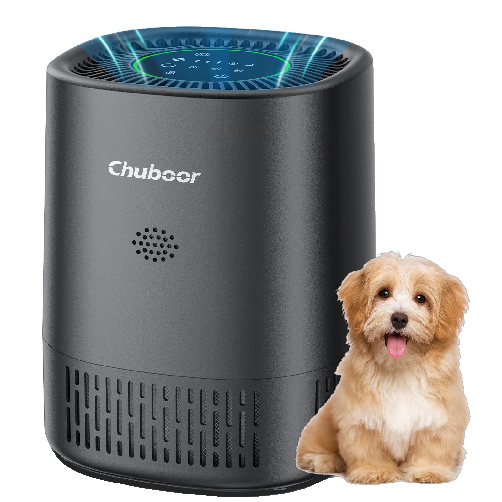 Luftreiniger, Hepa-filter, Leiser Betrieb, Schwarz-kein Wlan, 1.5kg-a