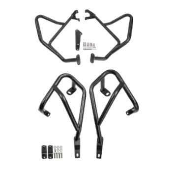 Sturzpads, Motorschutz, Nahtlose Kompatibilität, Schwarz-1 Set