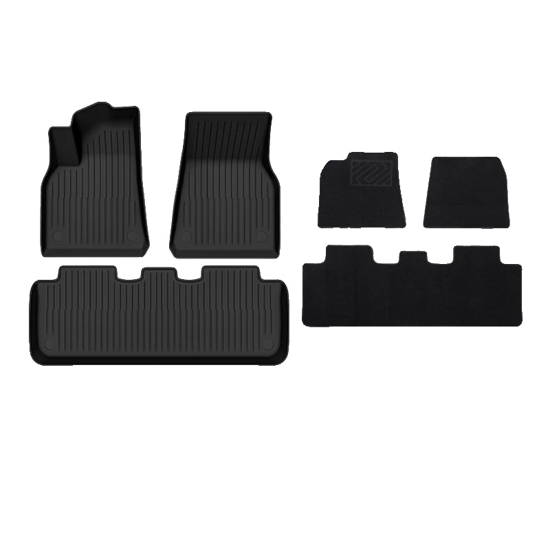 Bodenmatten, Wasserdicht, Rutschfeste Oberfläche, 6pcs Doppelschichtig