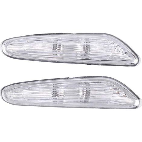Ej.life Seitenblinker, Blinkerabdeckung Links Und Rechts Für E90 / E91 / E92 / E93 2006-2011 (transparent)