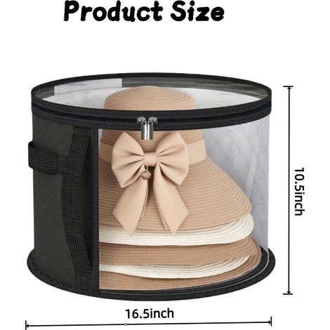 Extra Großes, 4-teiliges Transparentes Hutaufbewahrungsset, Aufbewahrungstasche Für Cowboyhüte, Geeignet Für Kleiderschränke, Faltbare Schutzhülle Mit Griff, Geeignet Für Männer Und