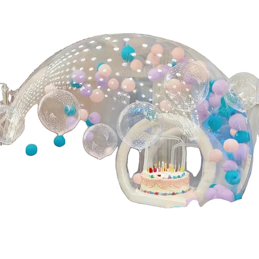 Aufblasbares Bubble-haus, Geeignet Für Verschiedene Veranstaltungen, Langlebiges Pvc-material, 2.5mdia-8.2ft