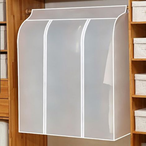 Kleiderständerhülle, 50x100x120cm, Kleiderschrankhülle, Transparente, Mottensichere Kleiderhülle, Staubdichte Kleiderhülle, Für Hemden/anzüge/mäntel