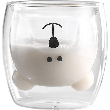 Niedlicher Bärenbecher, Tee-/kaffee-/milchbecher, Doppelglas, Schön
