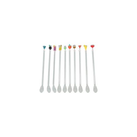 Set Mit 10 Acryl-rührlöffeln – Länge 28 Cm – Für Cocktails, Kaffee Und Getränke