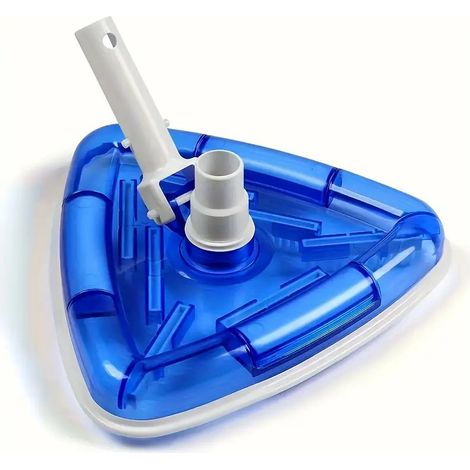 Transparenter, Dreieckiger Pool-saugkopf – Nylonbürsten – Gummiseiten – Geeignet Für Aufstell- Und Einbaupools – Reinigt Wände, Ecken Und Schräge Böden